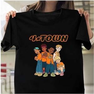 4 Town Turning Red Unisex Tee, Graphics Unisex Shirt, Gift For Fans